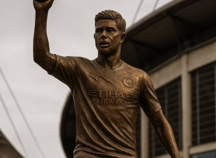 STATUE OF KEVIN DE BRUYNE